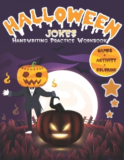 Bertrand.pt - Halloween Jokes Handwriting Practice Workbook