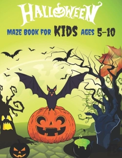 Bertrand.pt - Halloween Maze Book For Kids Ages 5-10