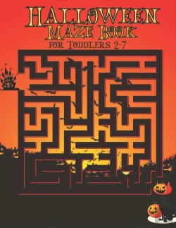 Bertrand.pt - Halloween Maze Book For Toddlers 2-7