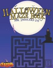 Halloween Maze Book For Toddlers 3-6