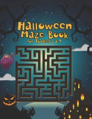 Halloween Maze Book For Toddlers 3-9