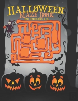 Bertrand.pt - Halloween Maze Book For Toddlers 4-10
