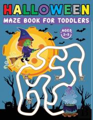 Halloween Maze Book For Toddlers