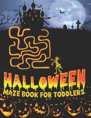 Halloween Maze Book For Toddlers