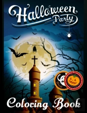 Halloween Party Coloring Book