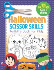 Halloween Scissor Skills Activity Book For Kids