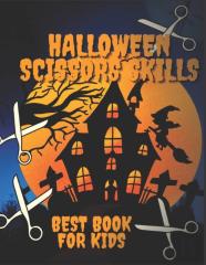 Halloween Scissors Skills Book For Kids