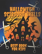 Halloween Scissors Skills Book For Kids