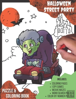 Bertrand.pt - Halloween Street Party Puzzle And Coloring Book