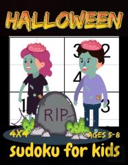 Halloween Sudoku For Kids Ages 5-8
