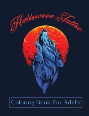 Halloween Tattoo Coloring Book For Adults