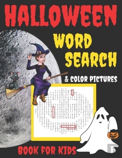 Bertrand.pt - Halloween Word Search & Color Pictures Book For Kids