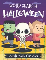 Halloween Word Search Puzzle Book For Kids