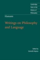 Hamann: Writings On Philosophy And Language