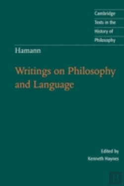 Bertrand.pt - Hamann: Writings On Philosophy And Language