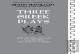 Hamilton Three Greek Plays