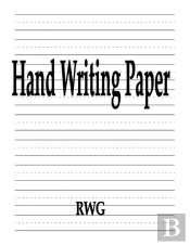 Hand Writing Paper