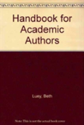 Handbook For Academic Authors
