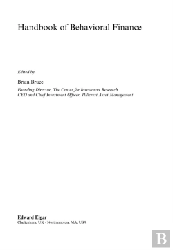 Bertrand.pt - Handbook Of Behavioral Finance