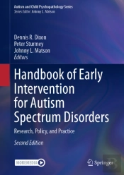 Handbook Of Early Intervention For Autism Spectrum Disorders