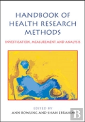 Handbook Of Health Research Methods: Investigation, Measurement And Analysis