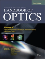 Handbook Of Opticsoptical Properties Of Materials, Nonlinear Optics, Quantum Optics (Set)