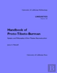 Handbook Of Proto-Tibeto-Burman
