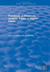 Handbook Of Proximate Analysis Tables Of Higher Plants