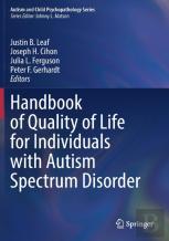 Handbook Of Quality Of Life For Individuals With Autism Spectrum Disorder