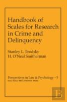 Handbook Of Scales For Research In Crime And Delinquency
