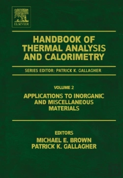Bertrand.pt - Handbook Of Thermal Analysis And Calorimetry