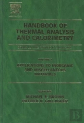 Handbook Of Thermal Analysis And Calorimetry