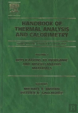 Bertrand.pt - Handbook Of Thermal Analysis And Calorimetry