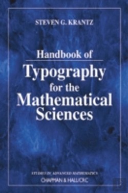 Bertrand.pt - Handbook Of Typography For The Mathematical Sciences