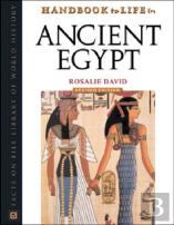 Handbook To Life In Ancient Egypt