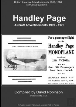 Bertrand.pt - Handley Page Aircraft Advertisements. 1909 - 1970