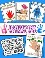 Handprint Animal Abc Coloring Book For Toddler And Kids