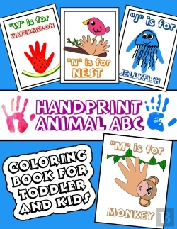 Bertrand.pt - Handprint Animal Abc Coloring Book For Toddler And Kids