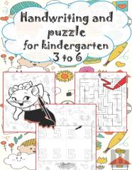 Handwriting And Puzzle For Kindergarten 3 To 6