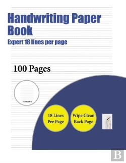Bertrand.pt - Handwriting Paper Book (Highly Advanced 18 Lines Per Page)