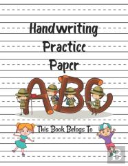 Handwriting Practice Paper Abc This Book Belongs To