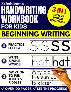 Bertrand.pt - Handwriting Workbook For Kids: 3-In-1 Writing Practice Book To Master Letters, Words & Sentences