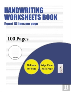 Bertrand.pt - Handwriting Worksheets Book (Highly Advanced 18 Lines Per Page)