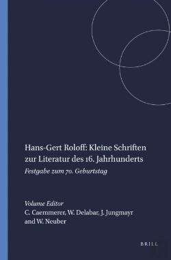 Bertrand.pt - Hans-Gert Roloff: Kleine Schriften Zur Literatur Des 16. Jahrhunderts