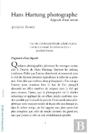 Hans Hartung Photographe