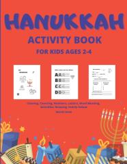 Hanukkah Activity Book For Kids Ages 2-4