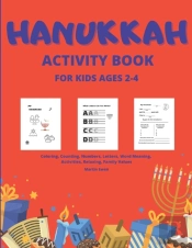 Hanukkah Activity Book For Kids Ages 2-4