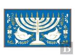 Hanukkah Menorah Embellished Notecards