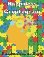 Happiness Cryptogram Puzzles Activity Book