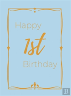 Bertrand.pt - Happy 1st Birthday Guest Book (Hardcover)